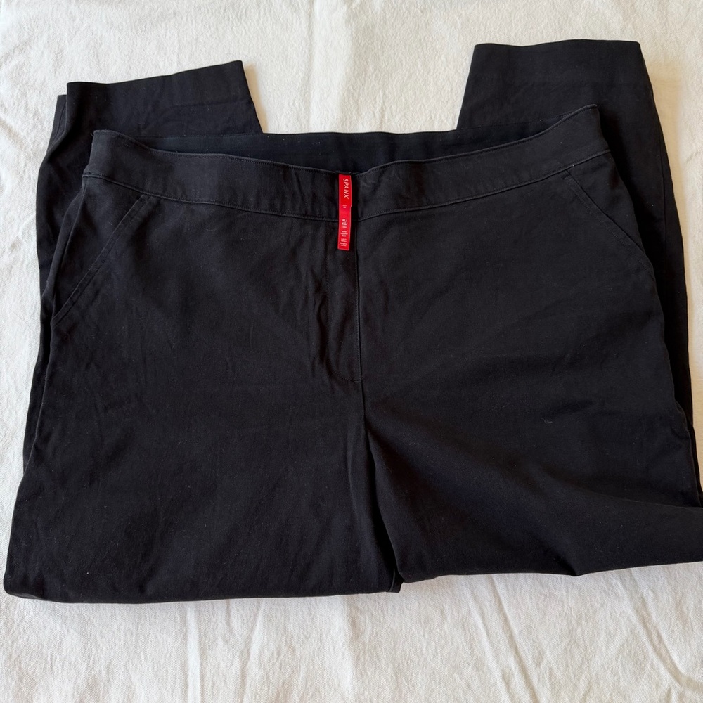 SPANX woman’s Black Chinos pant size XL petite